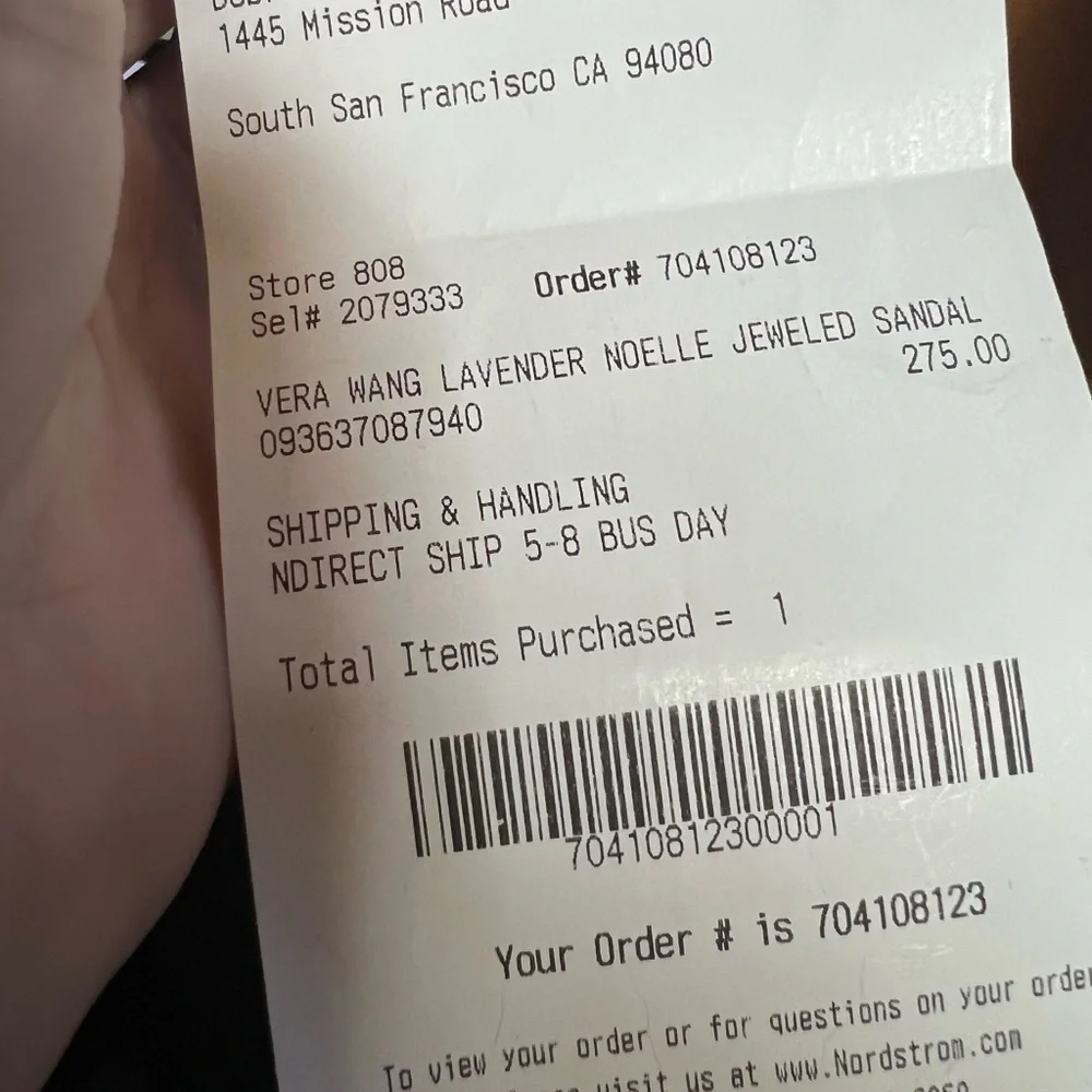 Verawang Lavender sandals - Picture 4 of 5